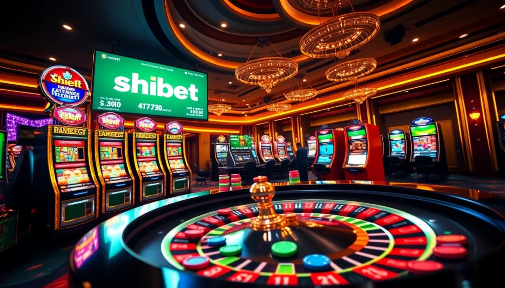 Experience thrilling gameplay at shbet with vibrant casino tables and interactive gaming displays.