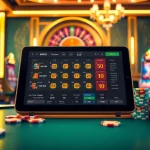 An interactive digital gambling scene showcasing the trang chủ 88clb interface with vibrant casino elements.