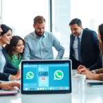 Explain What is a CRM for WhatsApp in a business meeting environment with professionals.