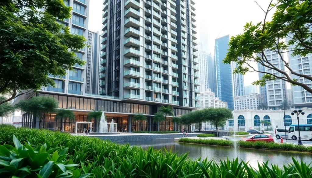 Explore the luxurious design of Tampines St 95 EC set in a vibrant urban environment.