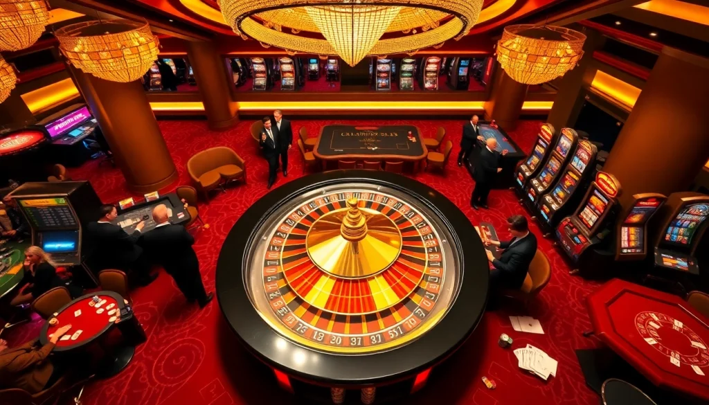 Winning excitement at the casino with i9bet nhận 100K as players engage in thrilling games.