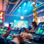 Exciting online casino experience at tk88win.live featuring players enjoying various games like sports betting and fish shooting.
