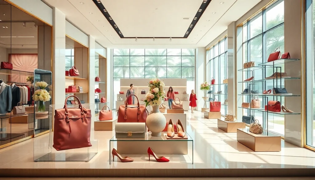 레플리카쇼핑몰에서 고품질 명품 제품을 선보이는 멋진 쇼핑 장면