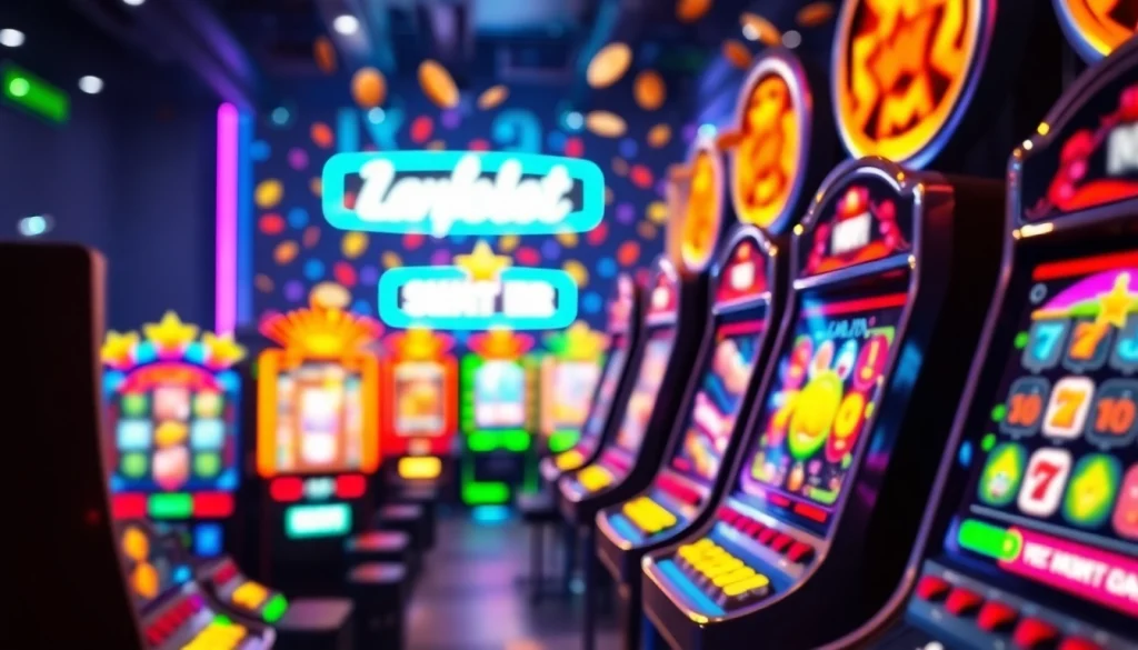 Main attraction of slot depo 1k dengan mesin slot berwarna-warni dan grafis menarik.