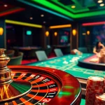 Experience the thrill of gambling at UU88 with exciting casino tables and vibrant poker chips.