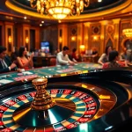 Para pemain menikmati pengalaman mendebarkan dengan datukwin alternatif di meja kasino yang penuh warna.