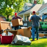 Efficient junk removal services in Bergen County by CKM Experts, showcasing a clean environment.