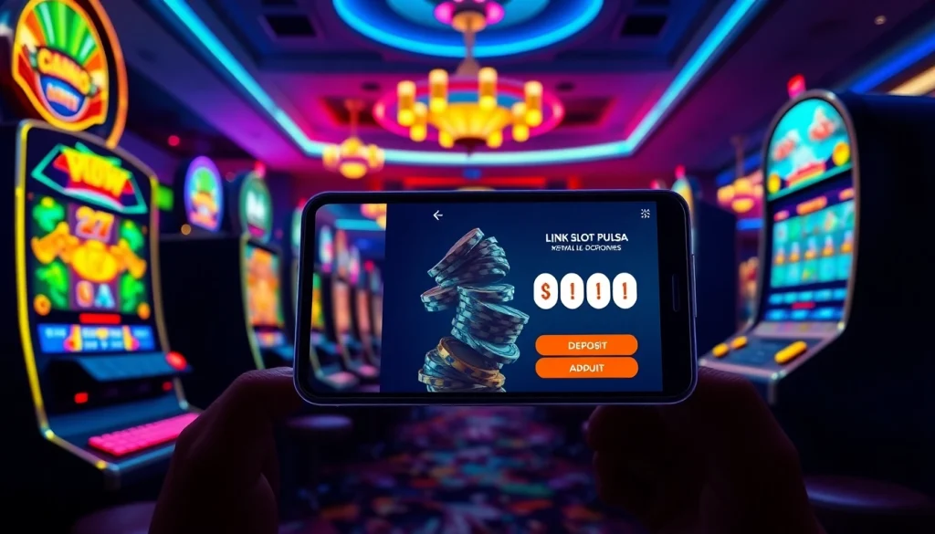 Spin the reels with link slot pulsa on vibrant online gambling machines and engaging interfaces.