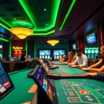 Exciting gaming scene at new88go.com with players engaged at a virtual casino.