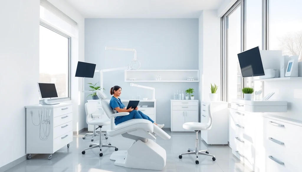 ウィスマイル矯正 口コミ image showcasing a modern dental consultation room with a friendly atmosphere.