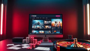 Authentic Esports NK88 betting experience with dynamic gaming graphics and casino features.