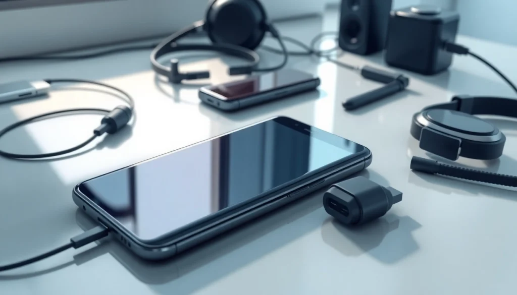 The Samsung Galaxy S8 showcased on a modern desk, highlighting its sleek design and innovative Infinity Display.