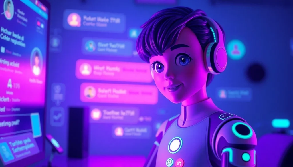 AI NSFW character chat interface showcasing interactive engagement.