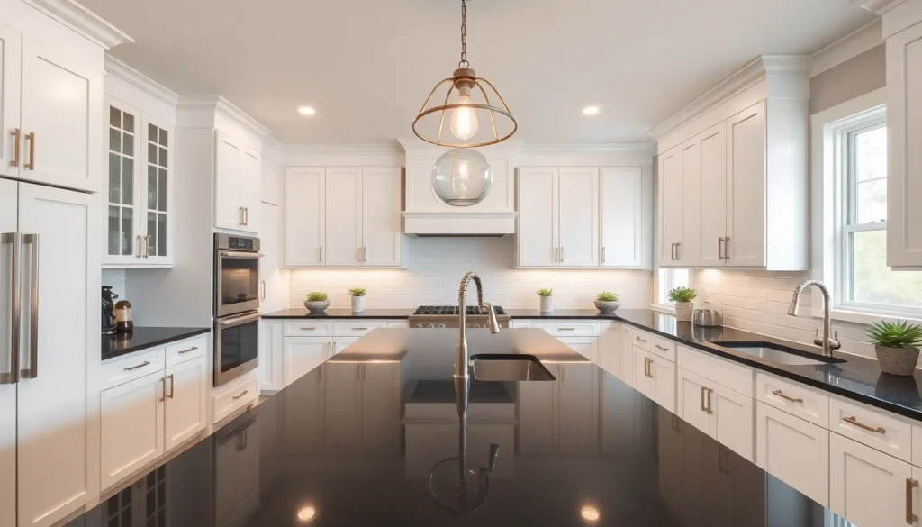 Kitchen Remodeling contractor near The Canton, MI showcasing a modern, inviting kitchen design.