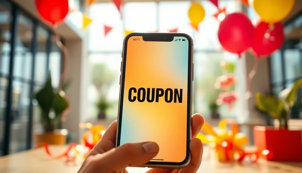 모바일쿠폰을 사용하여 특별한 순간을 만들고 있는 장면