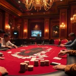 The hidden wiki reveals exciting dark web links in an elegant casino scene with poker tables and chips.