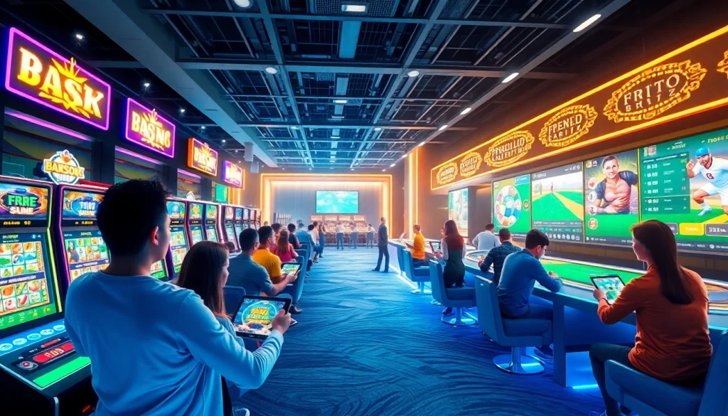 Experience an exciting online gaming environment at bk860s.com, highlighting vibrant casino games and user engagement.