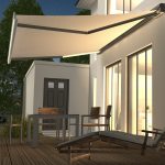 Markise 5m elektrisch elegant und funktional | ADA-Wintergarten