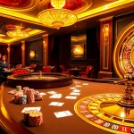 Experience high-stakes thrill with BDTK666 at this vibrant casino scene featuring exciting poker and roulette.