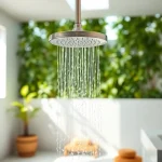 Enhance your bathroom experience with a sunny shower that brings freshness and relaxation.
