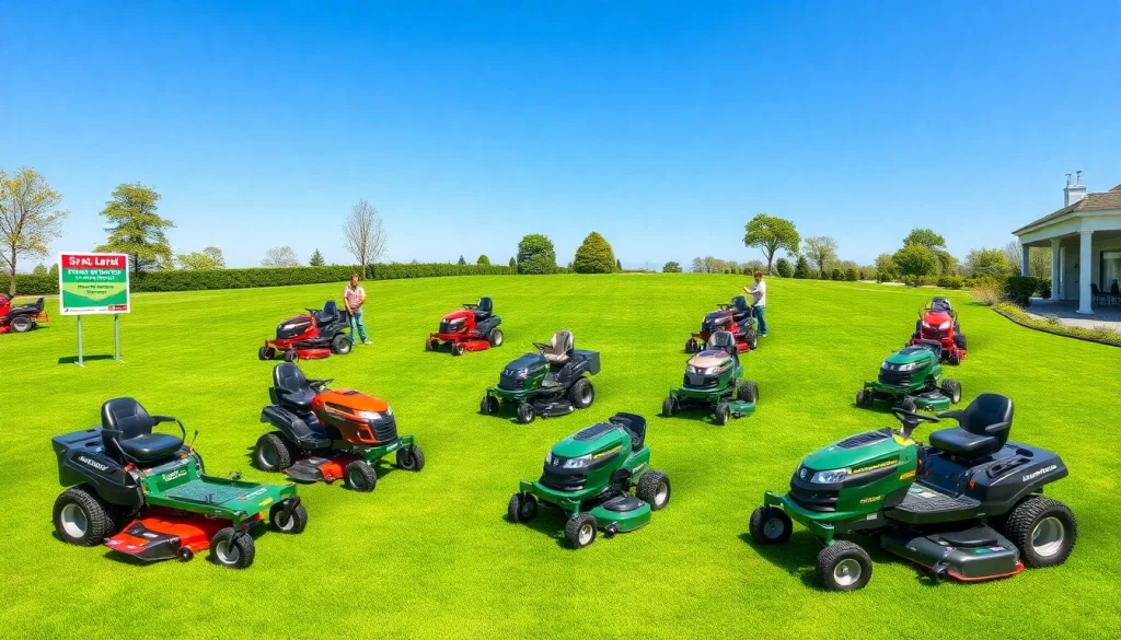 Explore zero turn mowers for sale with diverse models and a friendly sales environment.
