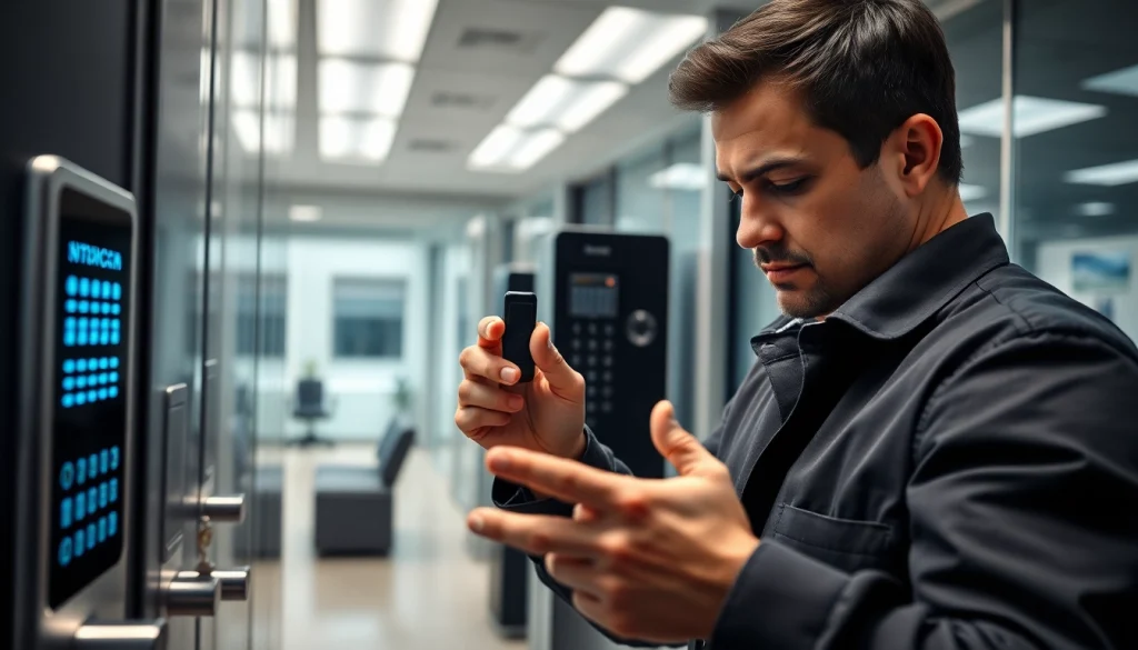 Enhance business security in the Ladue, Missouri office with professional locksmith services.