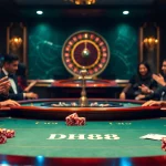 Experience thrilling gameplay at DH88 with vibrant casino tables and excited players.