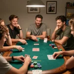 Players engage in poker at home, showcasing the excitement and strategy found at https://sc88e.net/ for optimal gaming experiences