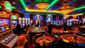 Experience thrilling gameplay at Hoki77 with exciting slot machines and engaged players.