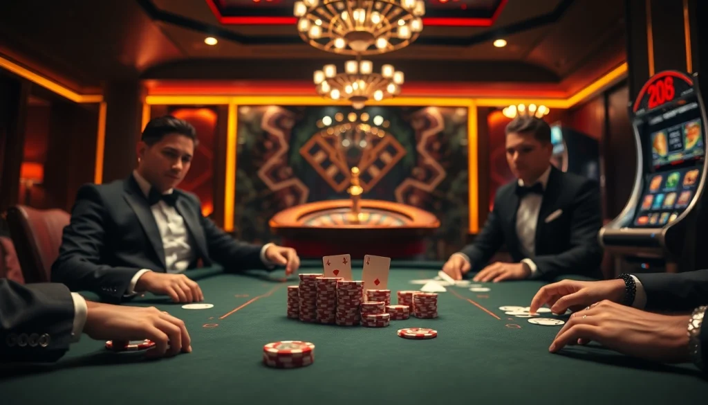 Experience the excitement of casino gaming at jun88.com with a vibrant poker scene.