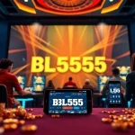 Exciting gaming action at BL555 online casino featuring vibrant slot games and sports betting.