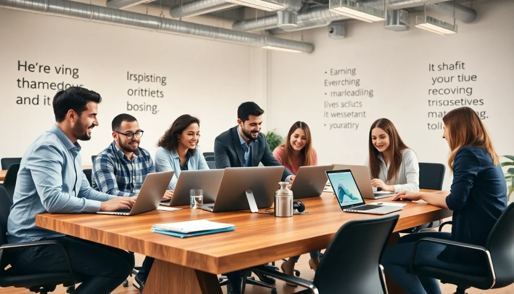 SEO Agentur Bonn arbeitet an digitalen Strategien in modernem Büro.