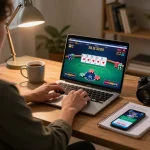 Engaging in online poker with hidden wiki insights at home while tracking bankroll.