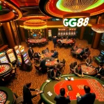 Experience the thrill of GG88 with dynamic gaming tables and vibrant slot machines.