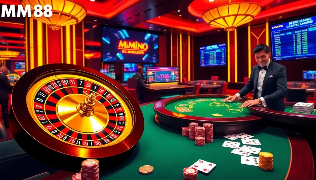 Experience the excitement at MM88 with engaging casino gameplay and vibrant graphics.