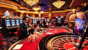 Vivez l'excitation au meilleur casino en ligne avec des tables de jeu luxueuses et des joueurs dynamiques.