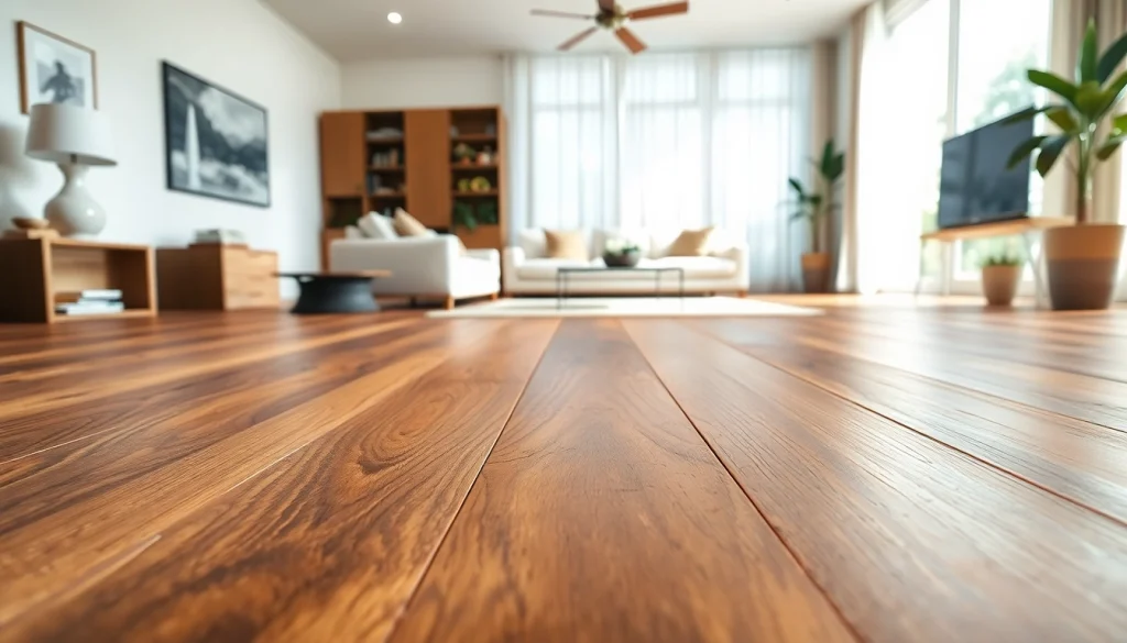 Transform your space with stylish vinyl flooring showcasing modern design.