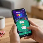 Engaging gameplay with all Yono games displayed on a smartphone screen during a cozy home gaming session