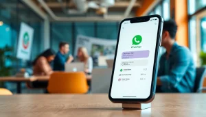 Understanding What is a CRM for WhatsApp with a smartphone showcasing a user-friendly interface.