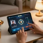 Engaging gaming session with Hồ Chí Minh Vip NET88 displayed on a tablet, showcasing online betting excitement.
