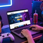 Engaging with the mantra88 online gaming platform featuring vibrant accessories in a dynamic setup.