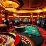 Experience thrilling gameplay at MM88 casino with engaging poker tables and vibrant slot machines.