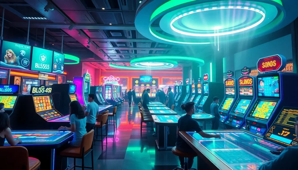 Interactive gaming experience at Bl555's vibrant online casino platform, showcasing engaging game elements.