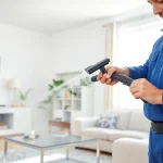 Air Duct Cleaning in Charlotte with a professional technician using quality equipment for optimal indoor air quality.