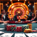 Rasakan aksi kit4d toto bersama para pemain di meja poker mewah dengan roda roulette yang menyala.