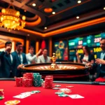 Experience excitement at a poker table featuring CM88-themed cards and chips.