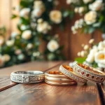 Stunning collection of wedding bands showcasing elegant designs and diverse materials.