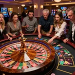 Watch players engage in a thrilling roulette game at rokok 88 casino, capturing the excitement of betting.
