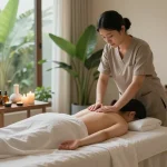 Experience a soothing 서초스웨디시 massage therapy in a tranquil spa setting.