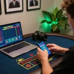 Paito macau live gaming on mobile device shows intense focus and strategy in online betting